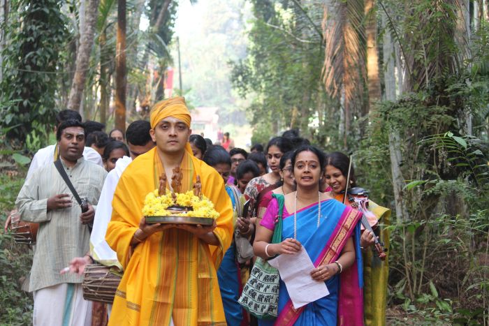 Uncha vruthi during Kanchanothsava 2018 at Kanchana.