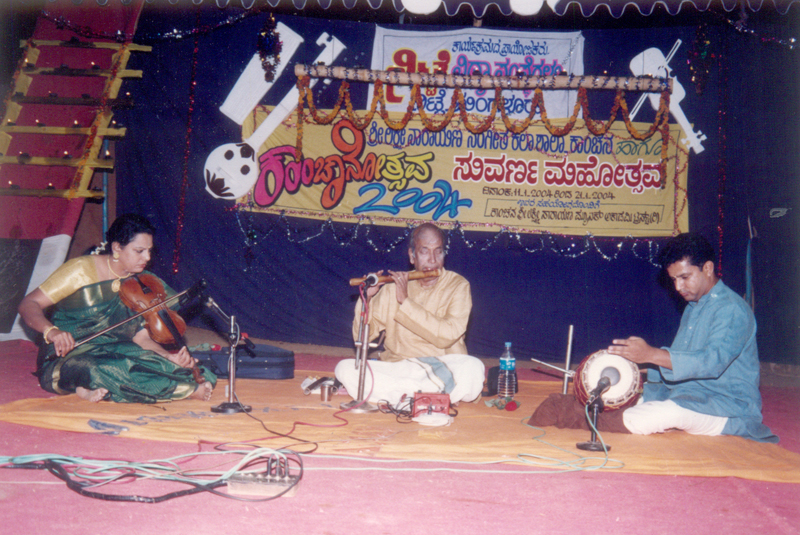 50th Year, Flute-Dr.N Ramani, Violin-Narmada, Mridangam-Arjun Kumar